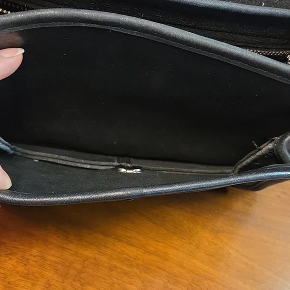 Coach Rambler's Legacy 9067 Leather Shoulder Crossbody Bag Purse Black Vintage - Picture 13 of 15